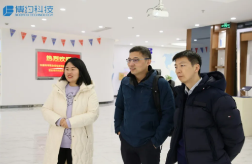 走进博约 | 中国科学院自动化研究所专家莅临公海贵宾会官网参观交流